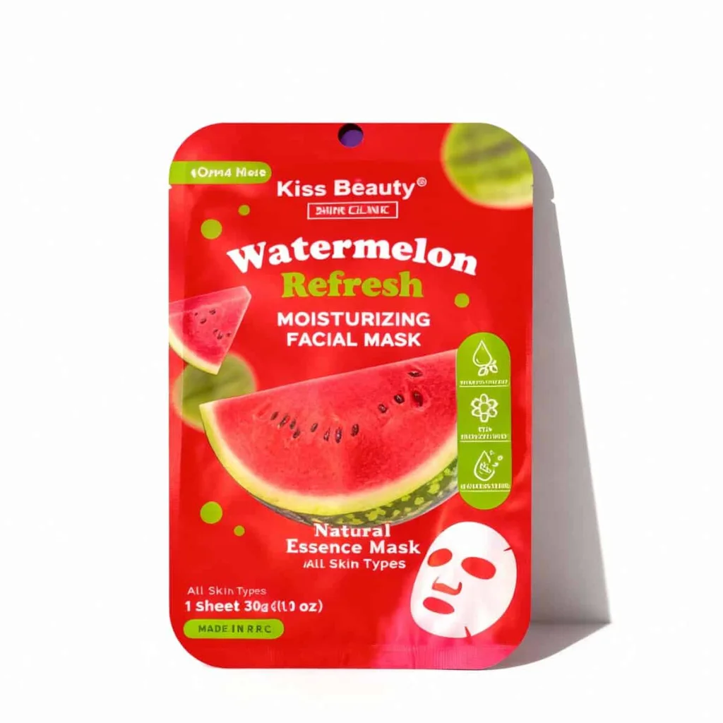 Masca de fata Kiss Beauty cu pepene verde - imagine 2
