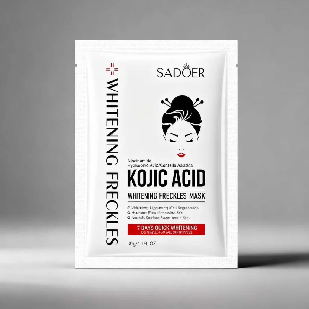 Masca de fata cu KOJIC Acid, SADOER - imagine 2