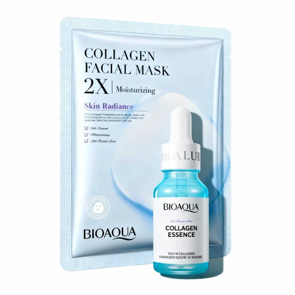 Masca de fata cu colagen pentru ten radiant - imagine 2