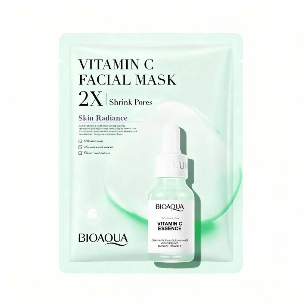 Masca de fata cu esenta de vitamina C, BIOAQUA