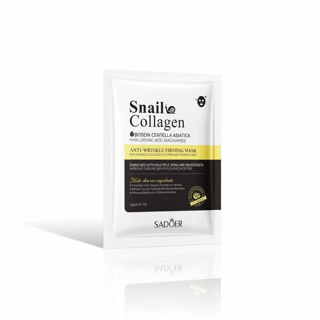 Masca de fata cu extract de melc, SADOER - imagine 2