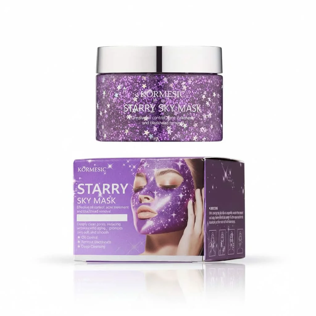 Masca de fata cu glitter, pentru ten problematic, 50g