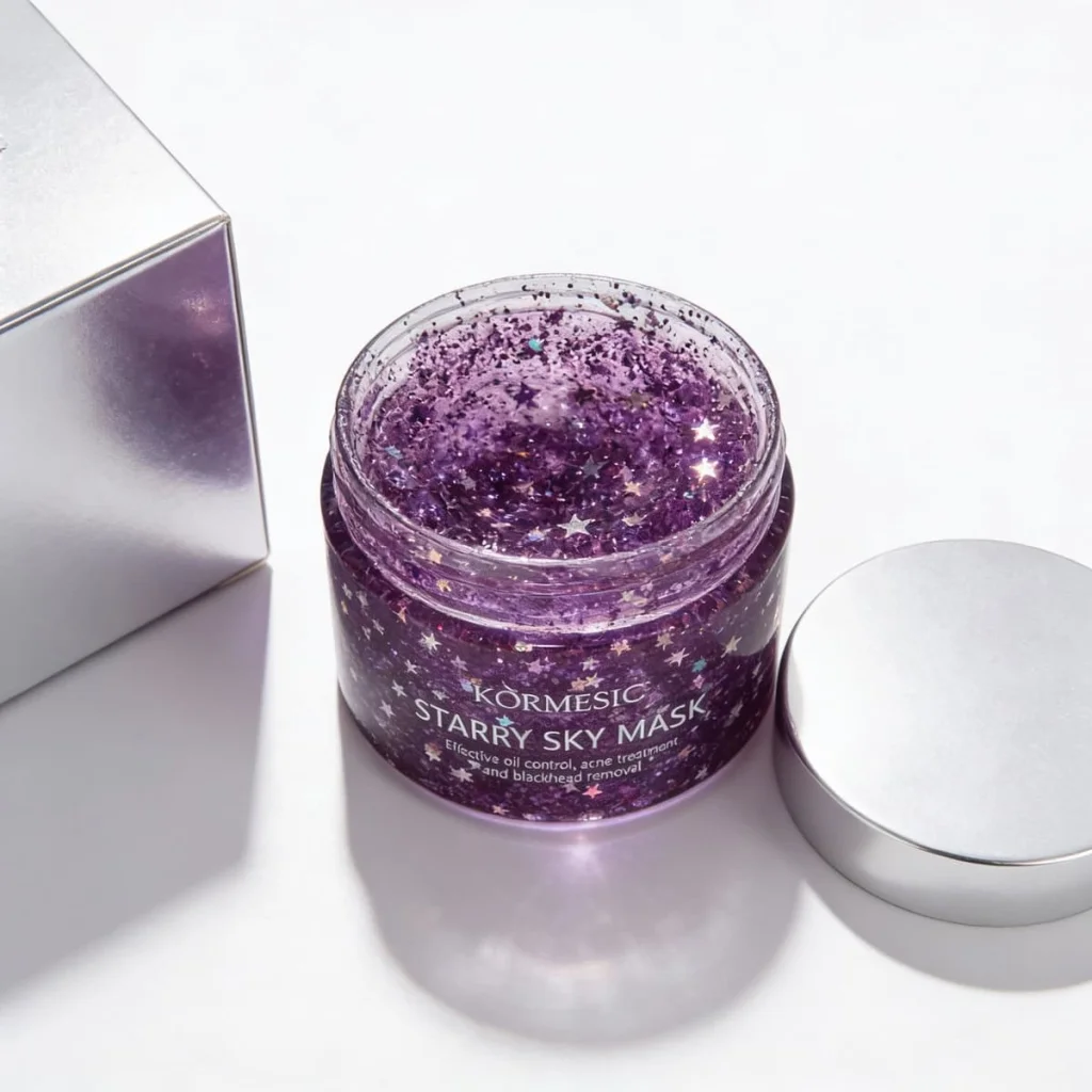Masca de fata cu glitter, pentru ten problematic, 50g - imagine 2