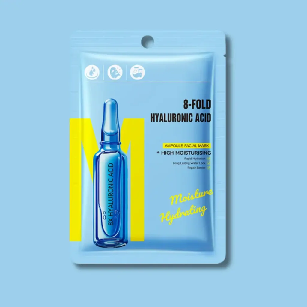 Masca de fata cu ser acid hialuronic, SADOER - imagine 3