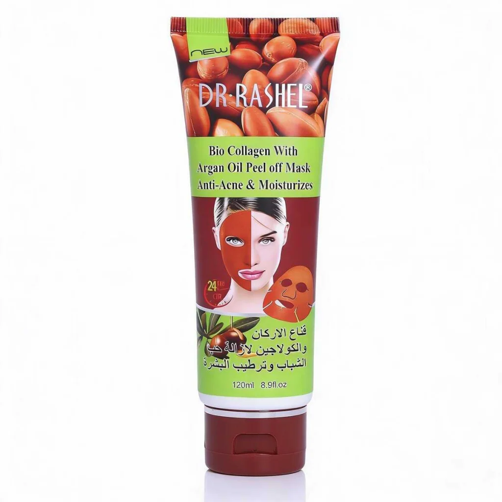 Mască de față cu ulei de argan, peel off, Dr. Rashel, 120 ml
