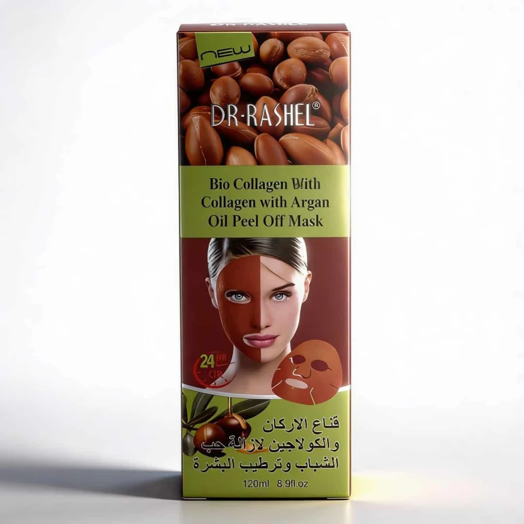 Mască de față cu ulei de argan, peel off, Dr. Rashel, 120 ml - imagine 2