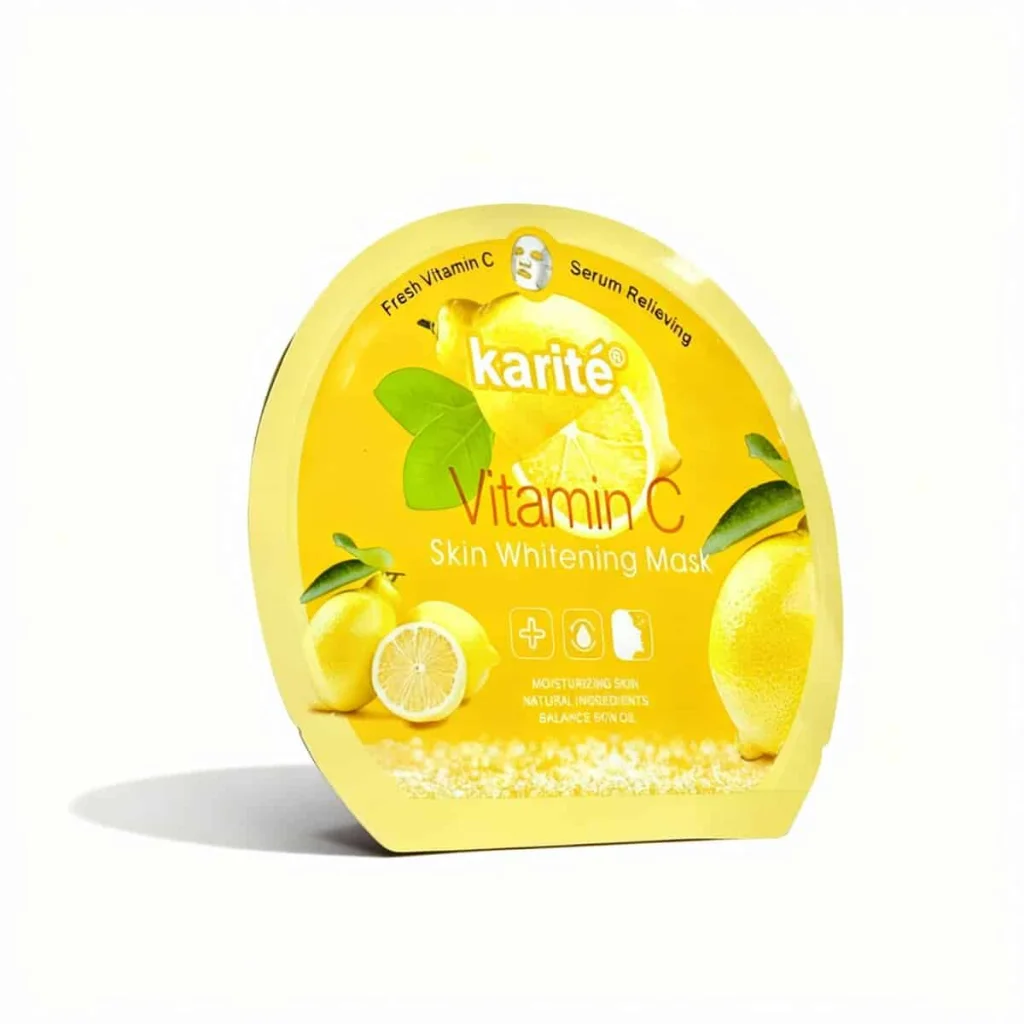 Masca de fata iluminatoare cu vitamina C, 1 bucată - imagine 2