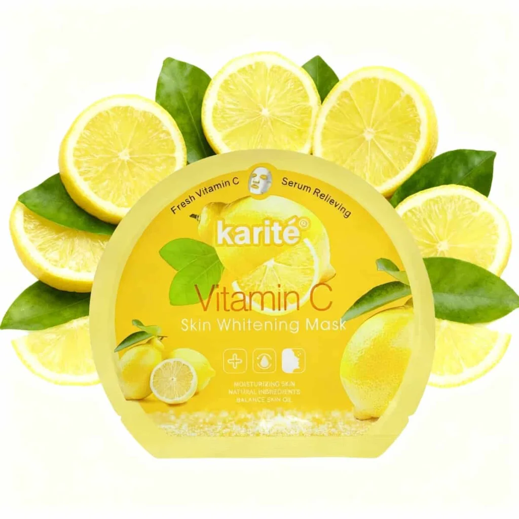 Masca de fata iluminatoare cu vitamina C, 1 bucată - imagine 3