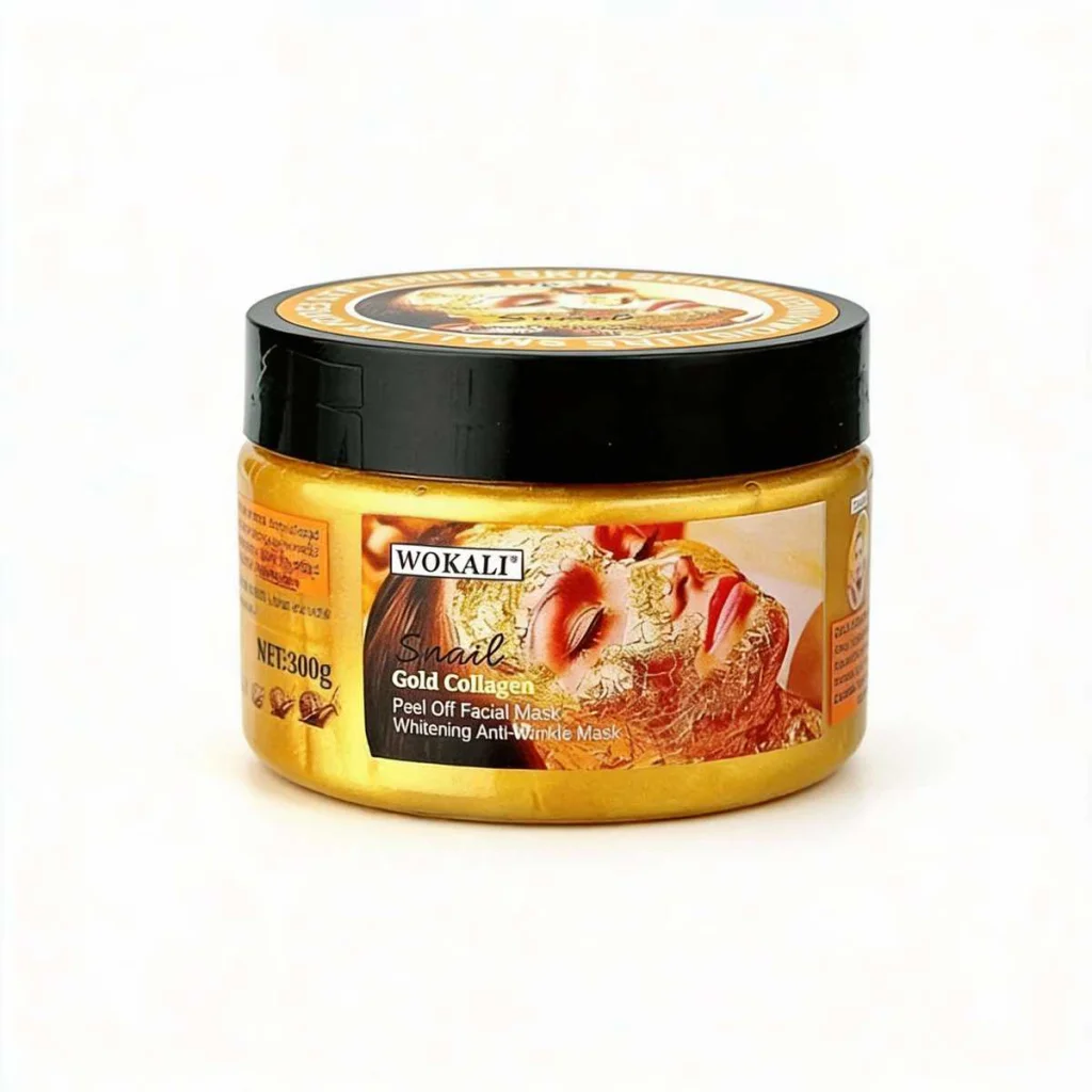 Mască de față peel-off Snail Gold Collagen, Wokali , 300 g