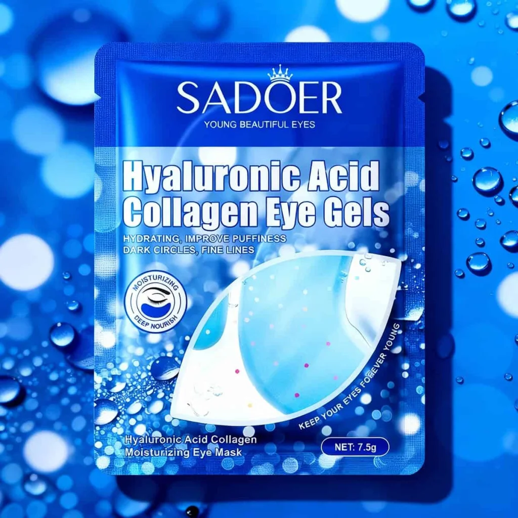 Masca de ochi tip gel cu colagen si acid hialuronic, Sadoer - imagine 3