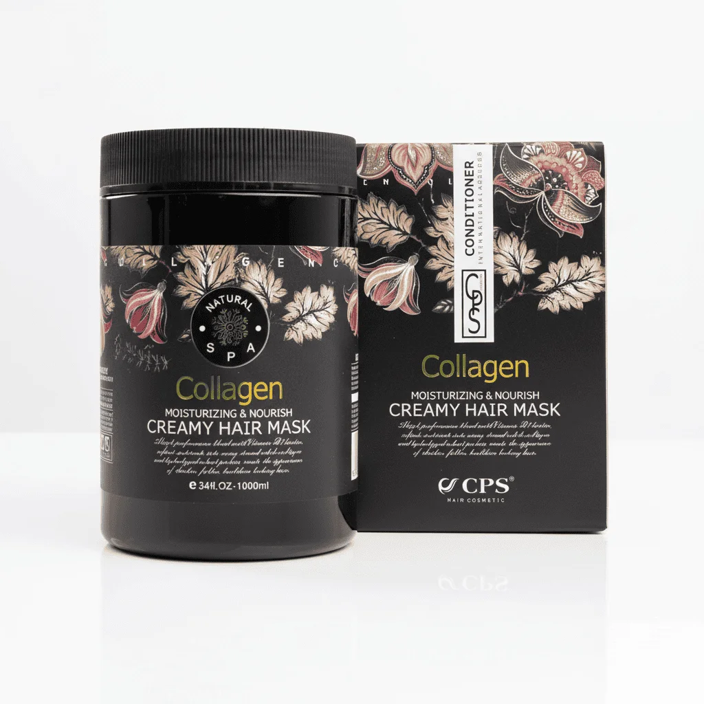 Masca de par cu colagen, Natural Spa, 1000 ml - imagine 3