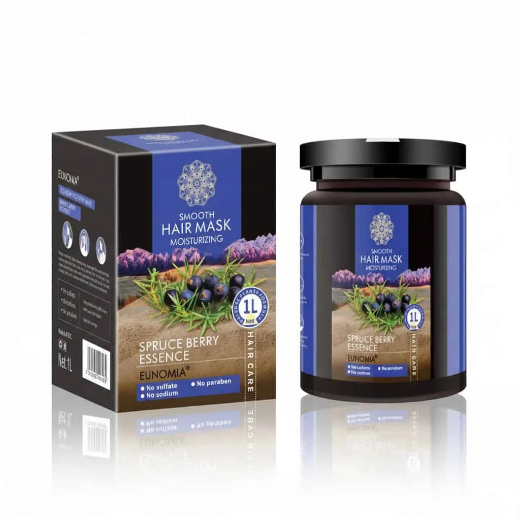 Mască hidratantă pentru păr, Eunomia, 1000 ml - imagine 3