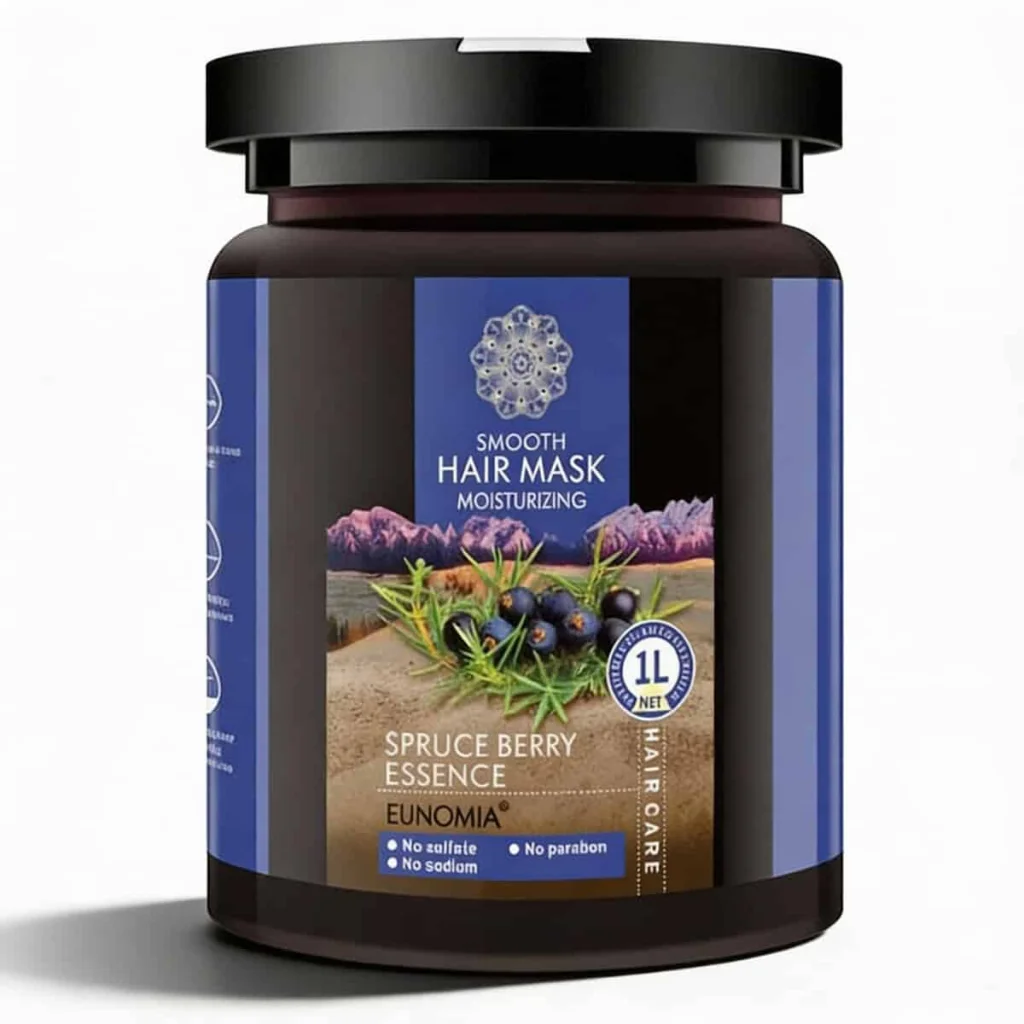 Mască hidratantă pentru păr, Eunomia, 1000 ml - imagine 2