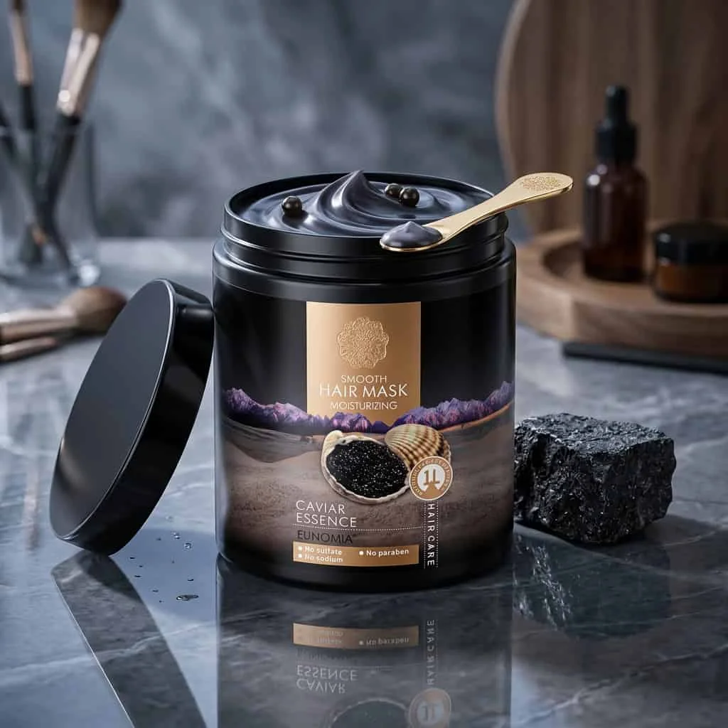 Mască de păr cu esență de caviar, EUNOMIA, 1000 ml - imagine 2