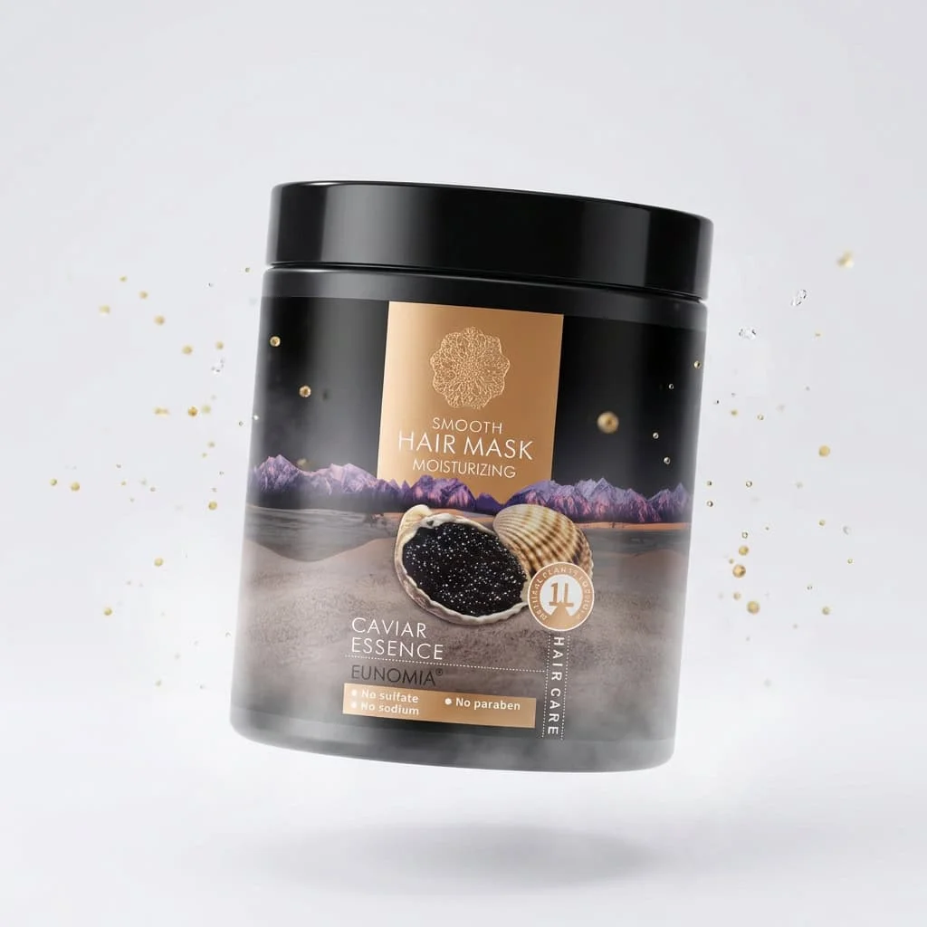 Mască de păr cu esență de caviar, EUNOMIA, 1000 ml - imagine 4
