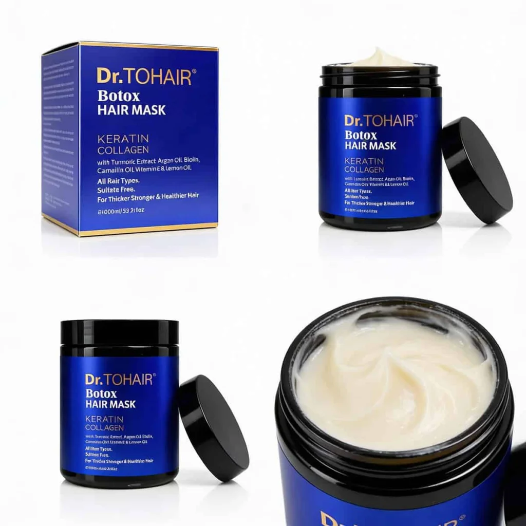 Masca de par cu etract de turmeric, Dr. Tohair, cantitate 1000 ml - imagine 3
