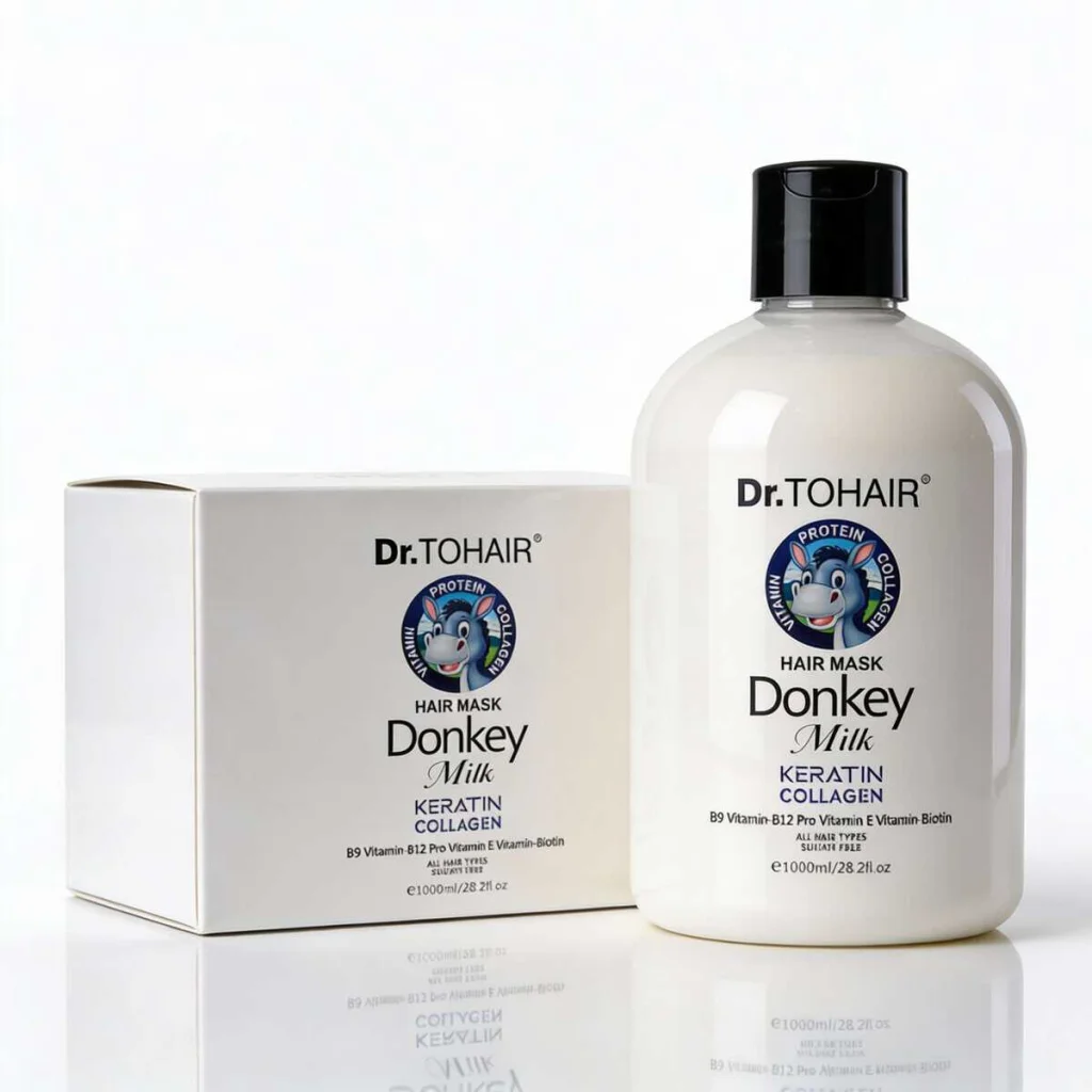 Masca de par cu keratina si collagen, cantitate 1000 ml - imagine 4
