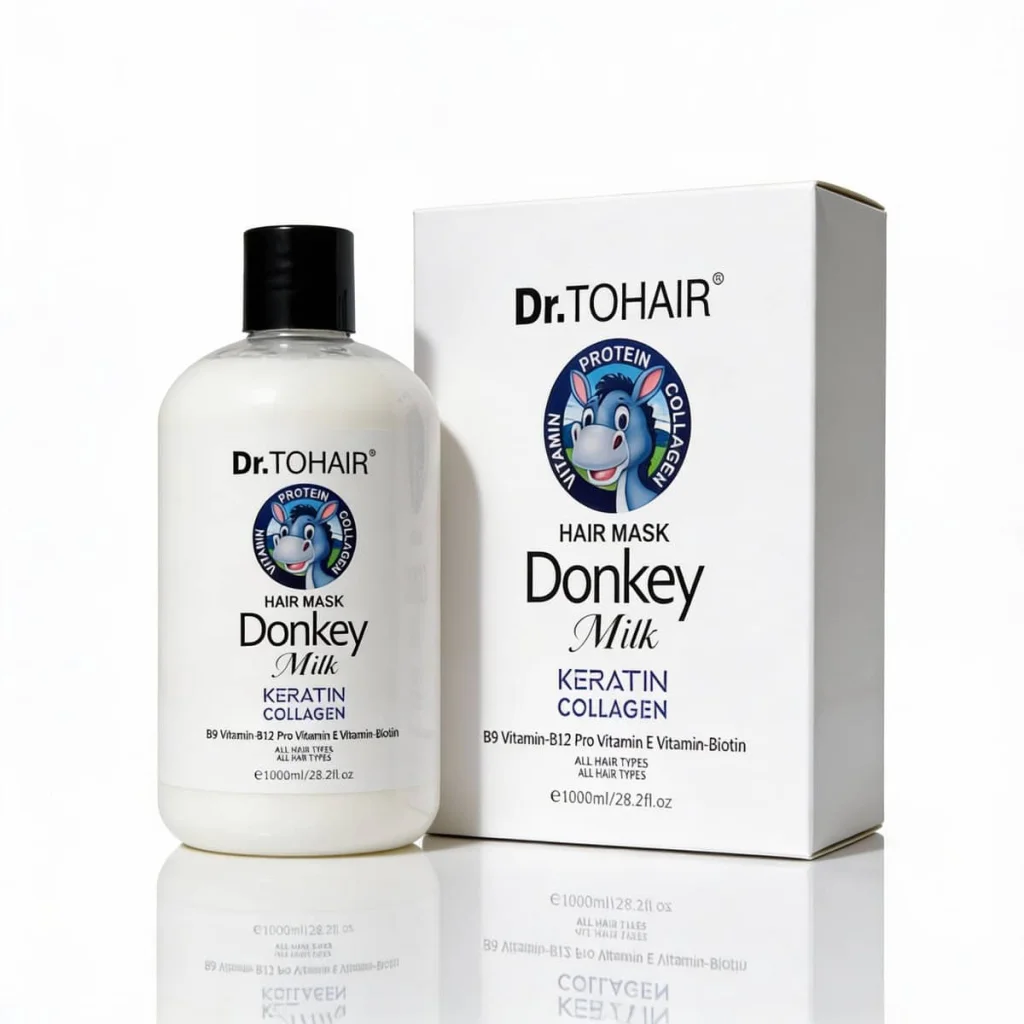 Masca de par cu keratina si collagen, cantitate 1000 ml - imagine 2