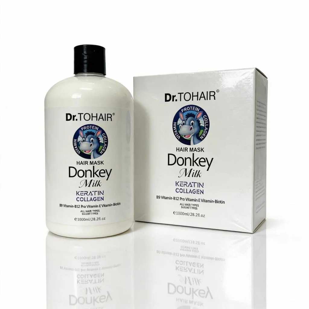 Masca de par cu keratina si collagen, cantitate 1000 ml - imagine 3