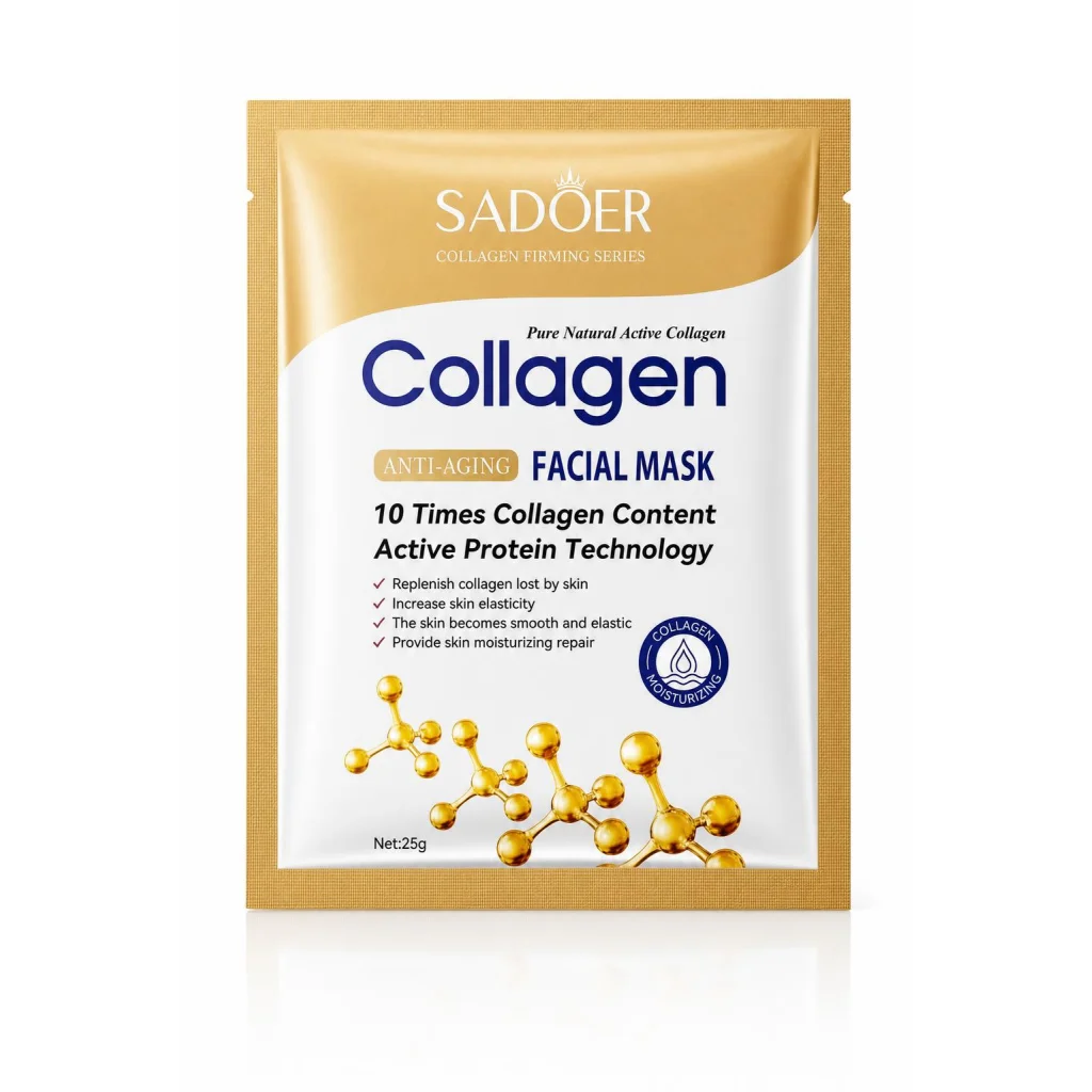 Mască facială Collagen Gold