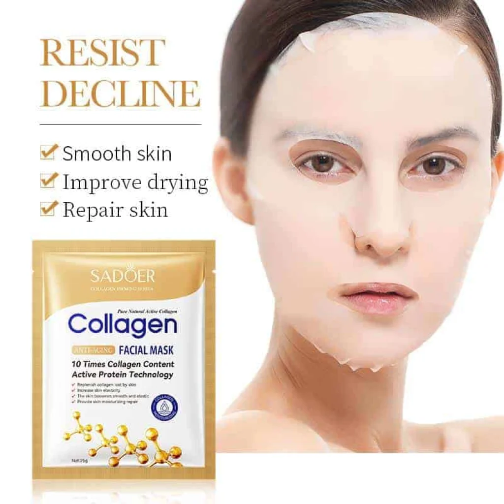 Mască facială Collagen Gold - imagine 3