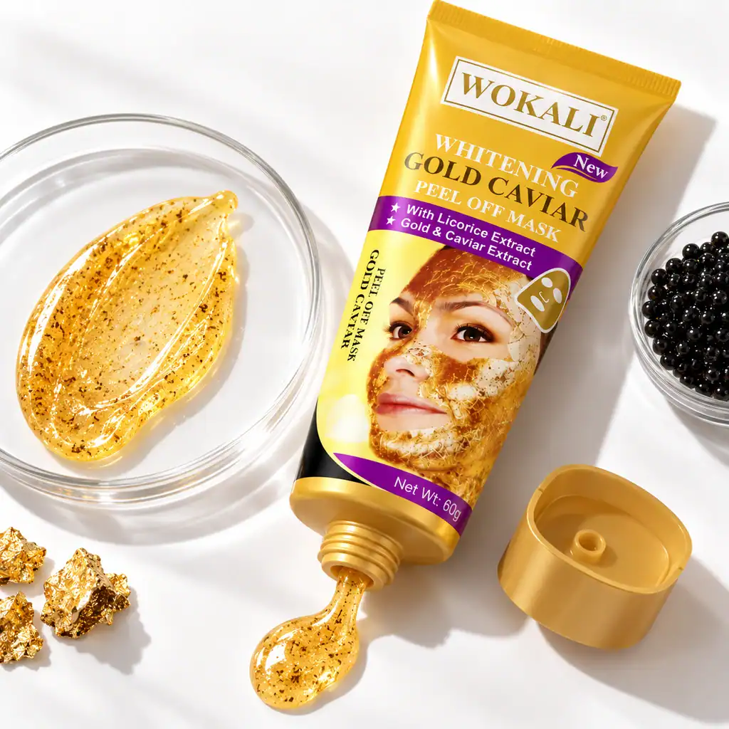 Mască facială peel-off Gold Caviar, WOKALI, 60 g - imagine 2