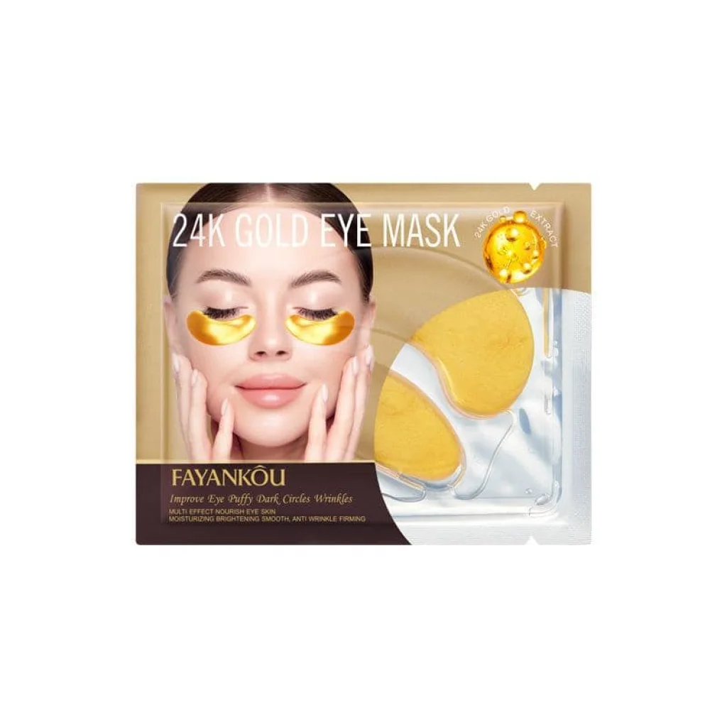 Masca pentru ochi cu colagen gold