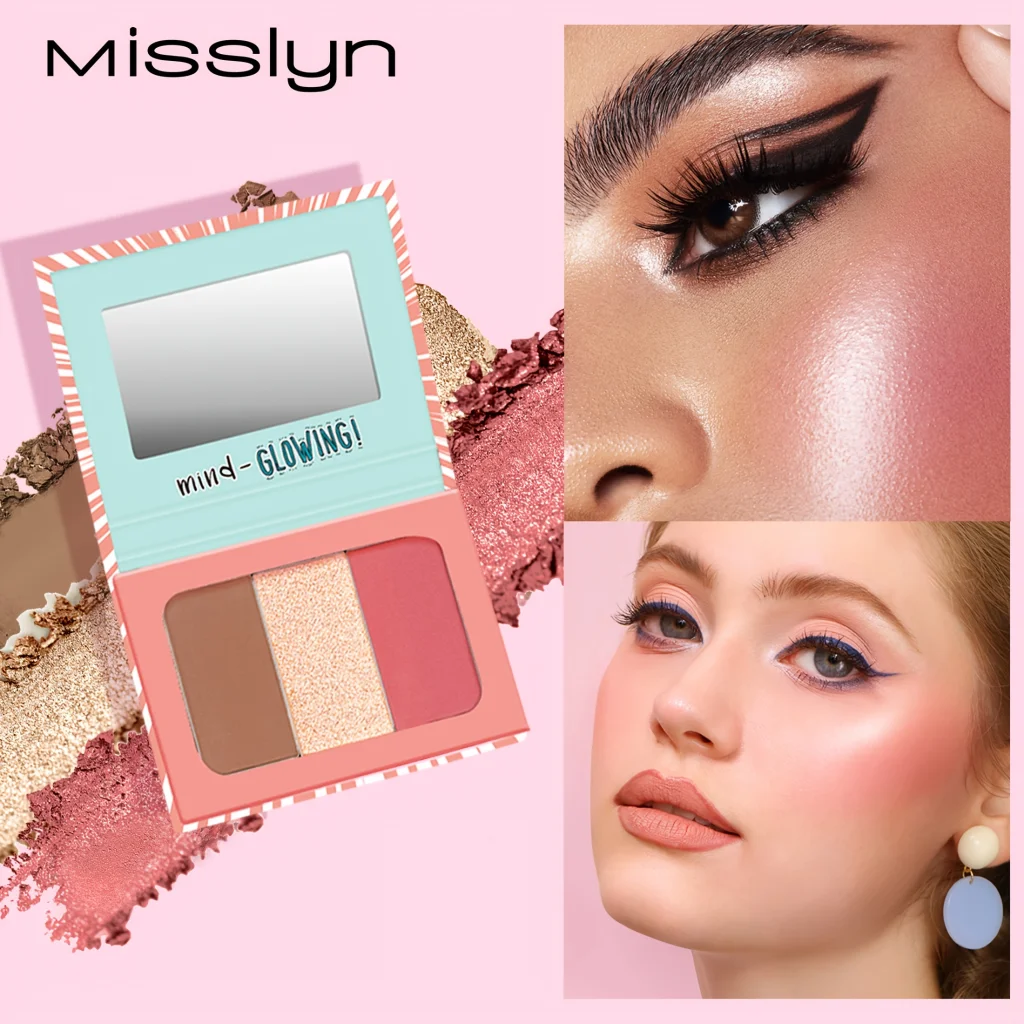 Paletă Contur si Iluminare Misslyn Shine On - imagine 2
