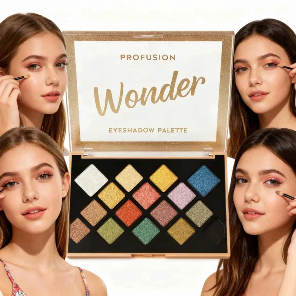 Paletă Farduri Wonder cu culori Vibrante și Elegante, 1 bucată - imagine 3