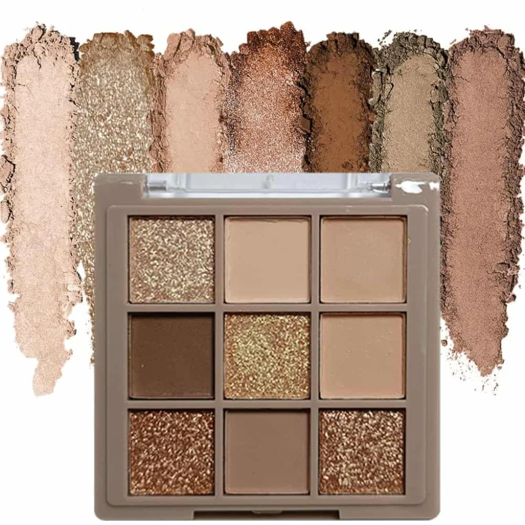 Paletă Farduri de Pleoape, 9 Culori Intense, 1 bucată - imagine 2