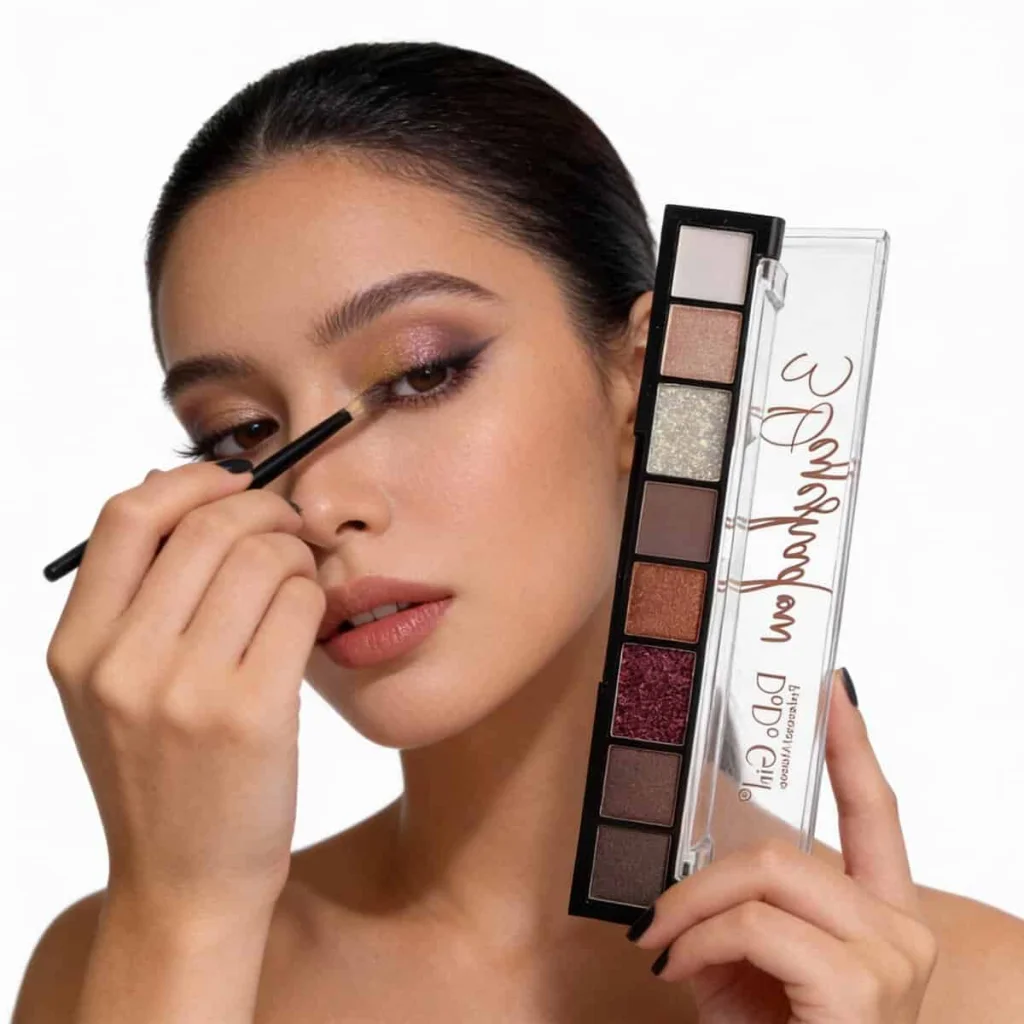 Paleta de machiaj, DoDo Girl, nuanta 04, 8 culori, 1 bucată - imagine 4