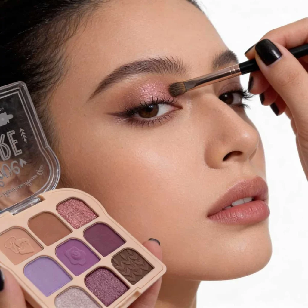 Paleta de machiaj, Love More, nunata 06, Ushas, 9 culori - imagine 3