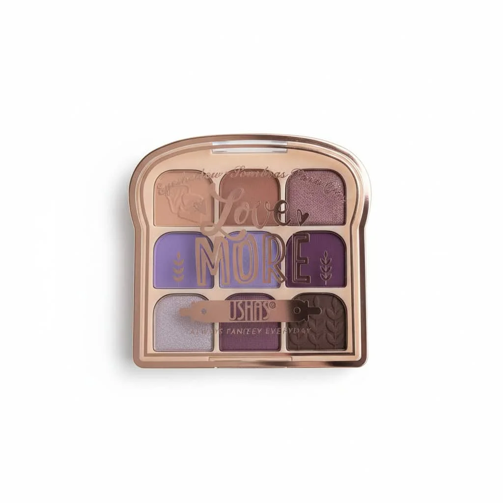 Paleta de machiaj, Love More, nunata 06, Ushas, 9 culori