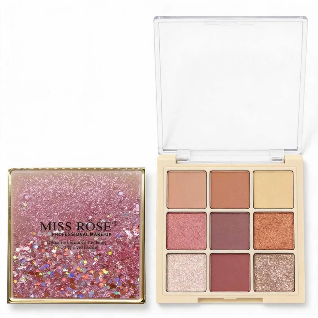 Paleta de machiaj, Miss Rose, 1 bucată - imagine 3
