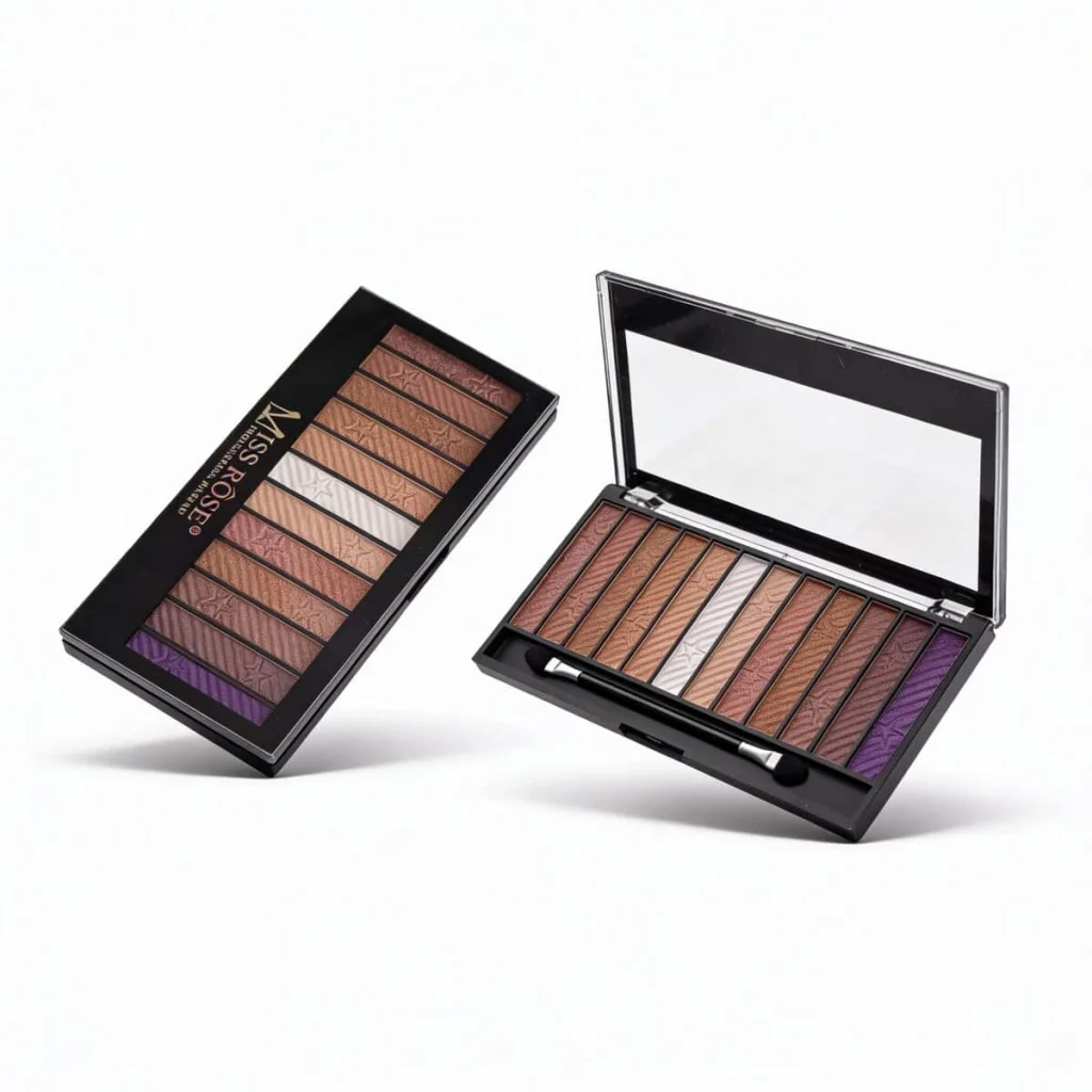 Paleta de machiaj, Miss Rose, nuanta 02, 12 farduri - imagine 2