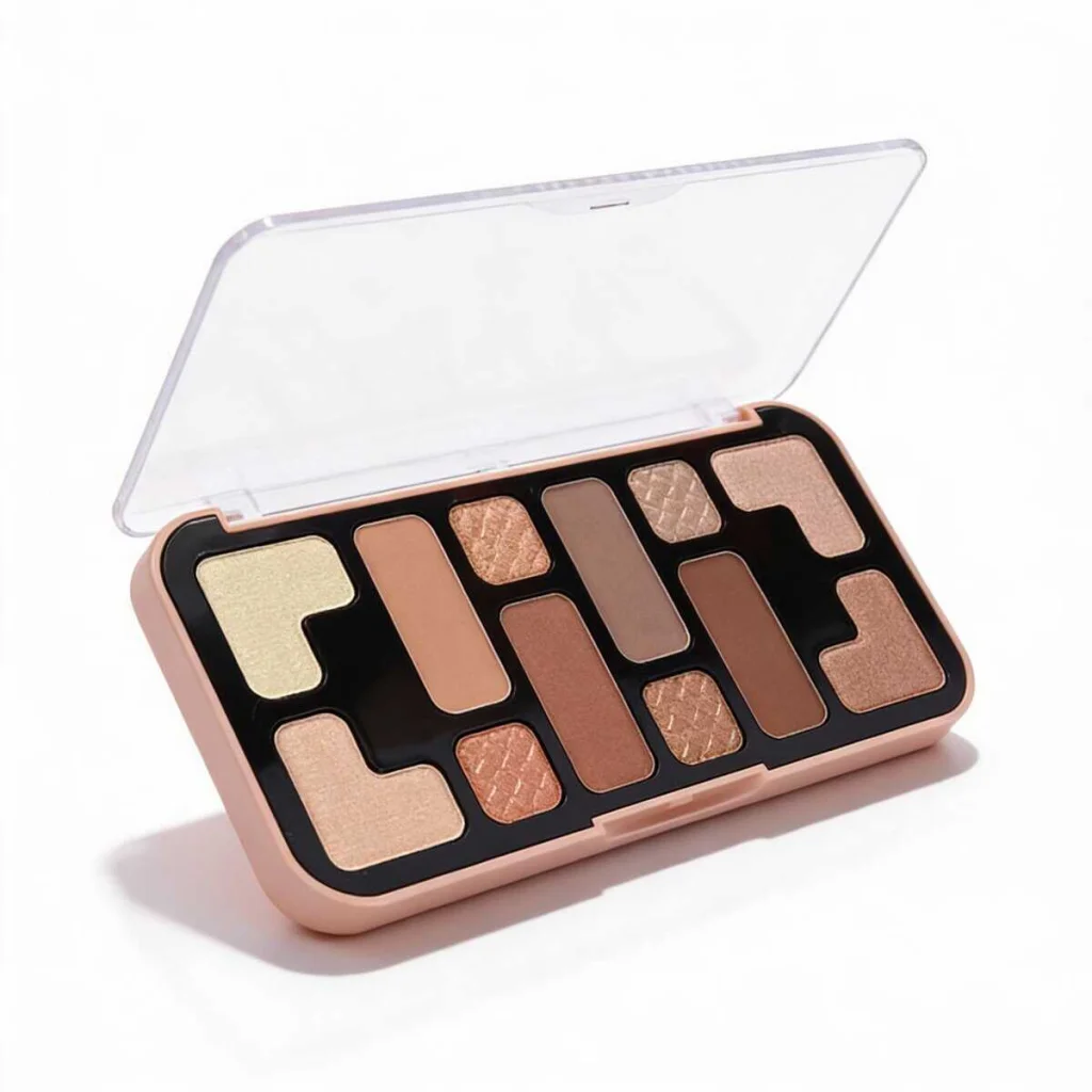 Paleta de machiaj cu iluminator, USHAS - imagine 3