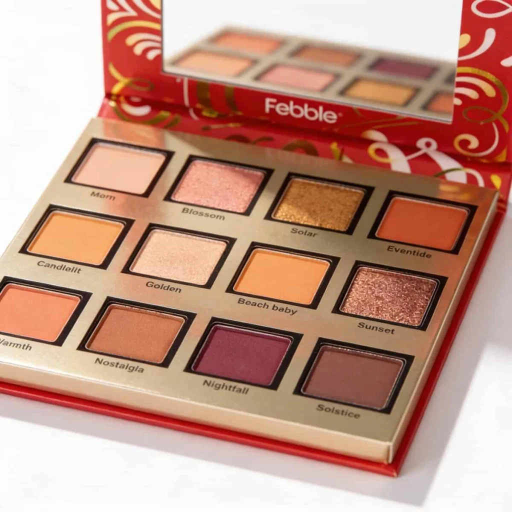 Paleta de machiaj, nuante nude, Febble, 1 bucată - imagine 2