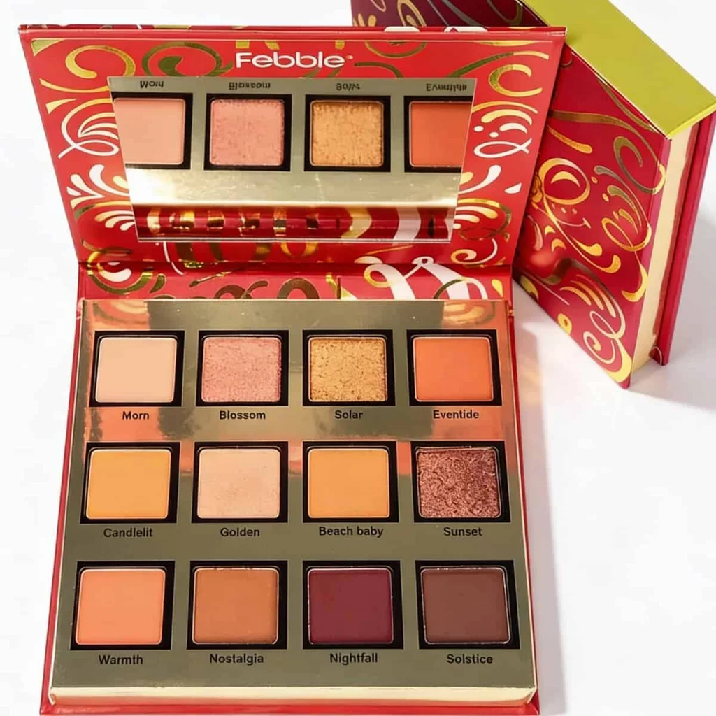 Paleta de machiaj, nuante nude, Febble, 1 bucată - imagine 3