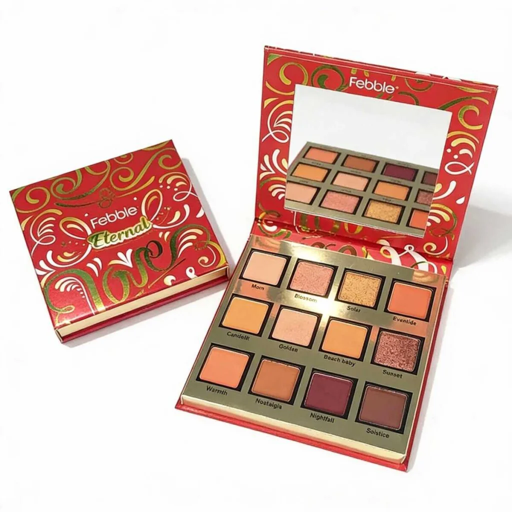 Paleta de machiaj, nuante nude, Febble, 1 bucată
