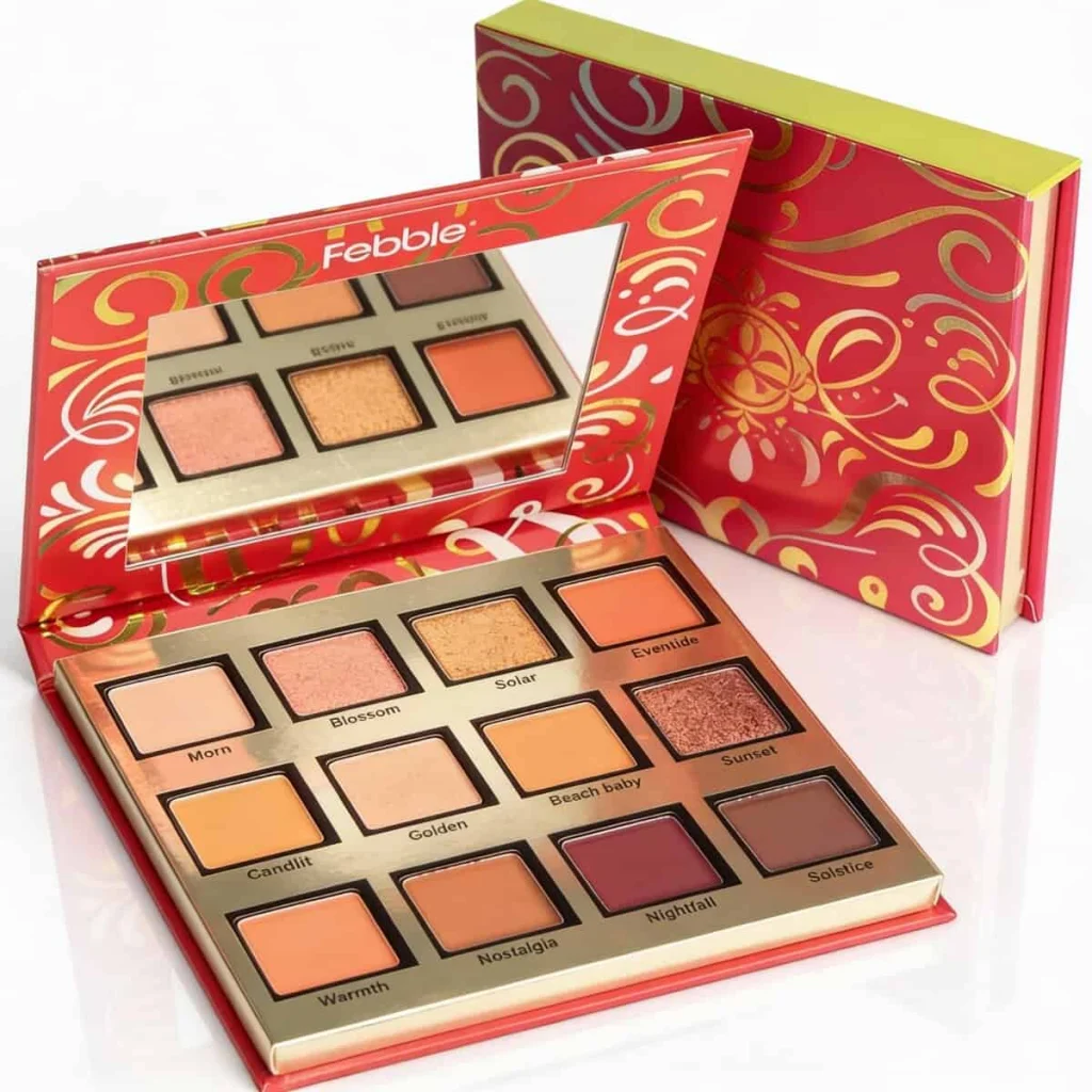 Paleta de machiaj, nuante nude, Febble, 1 bucată - imagine 4