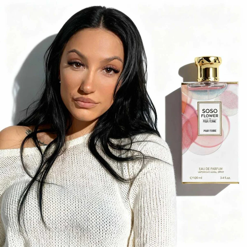 Parfum Soso Flower Pour Femme, 100 ml - imagine 2