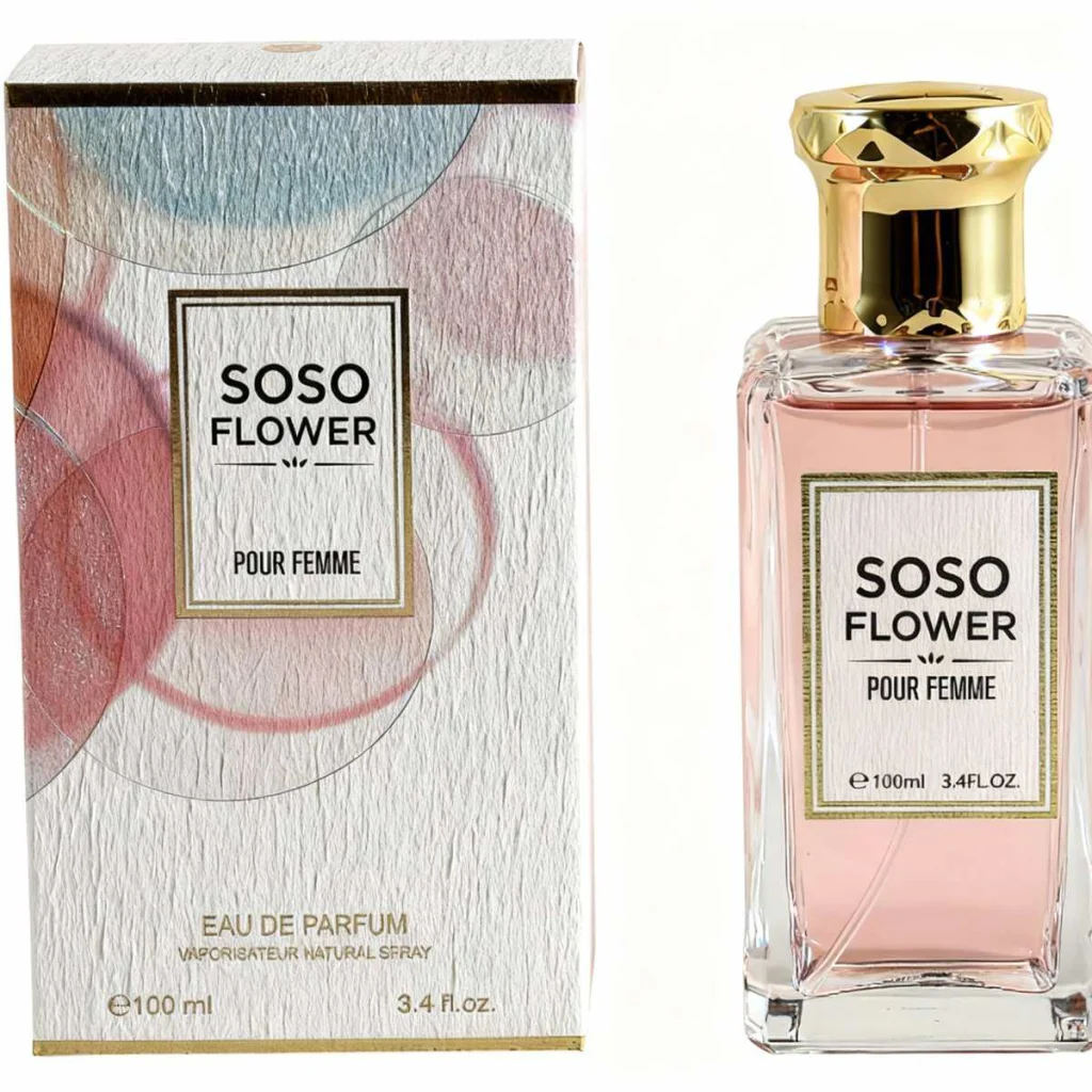 Parfum Soso Flower Pour Femme, 100 ml - imagine 3