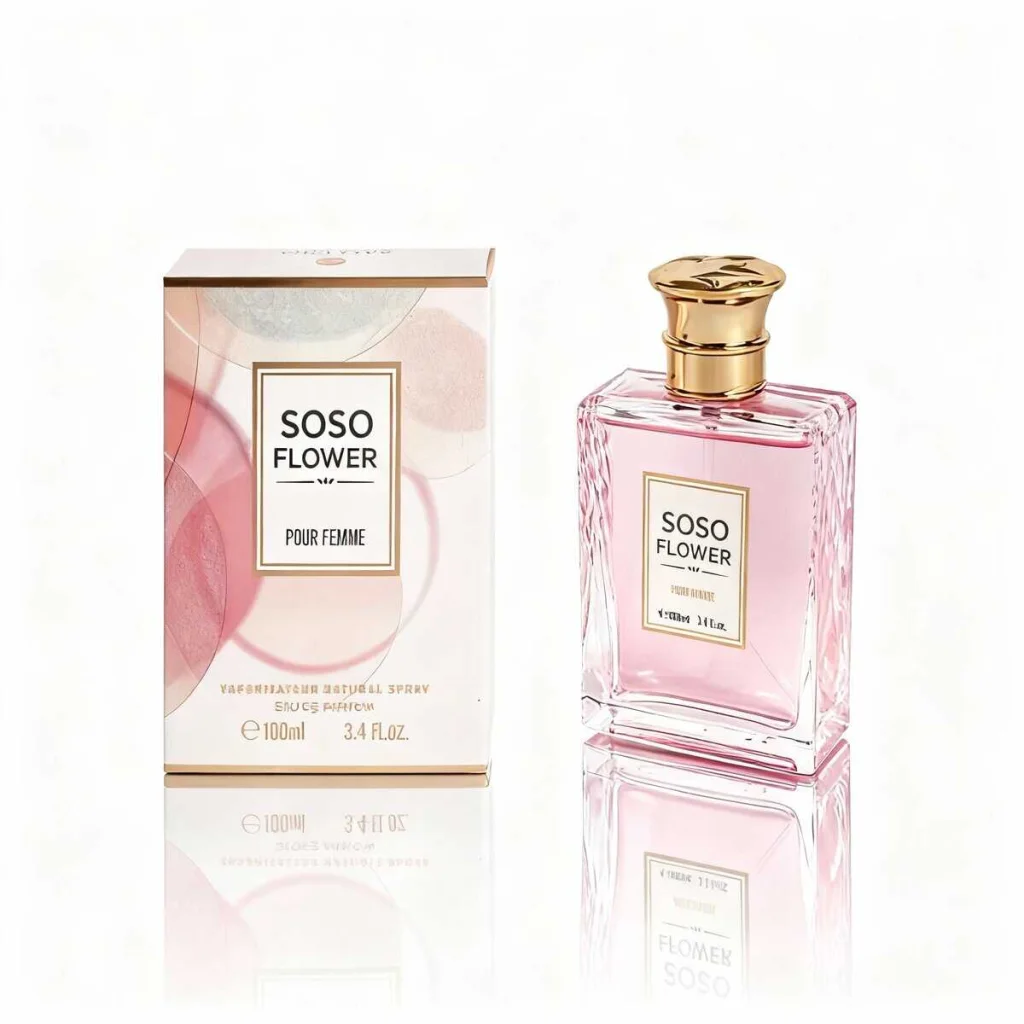 Parfum Soso Flower Pour Femme, 100ml - imagine 2