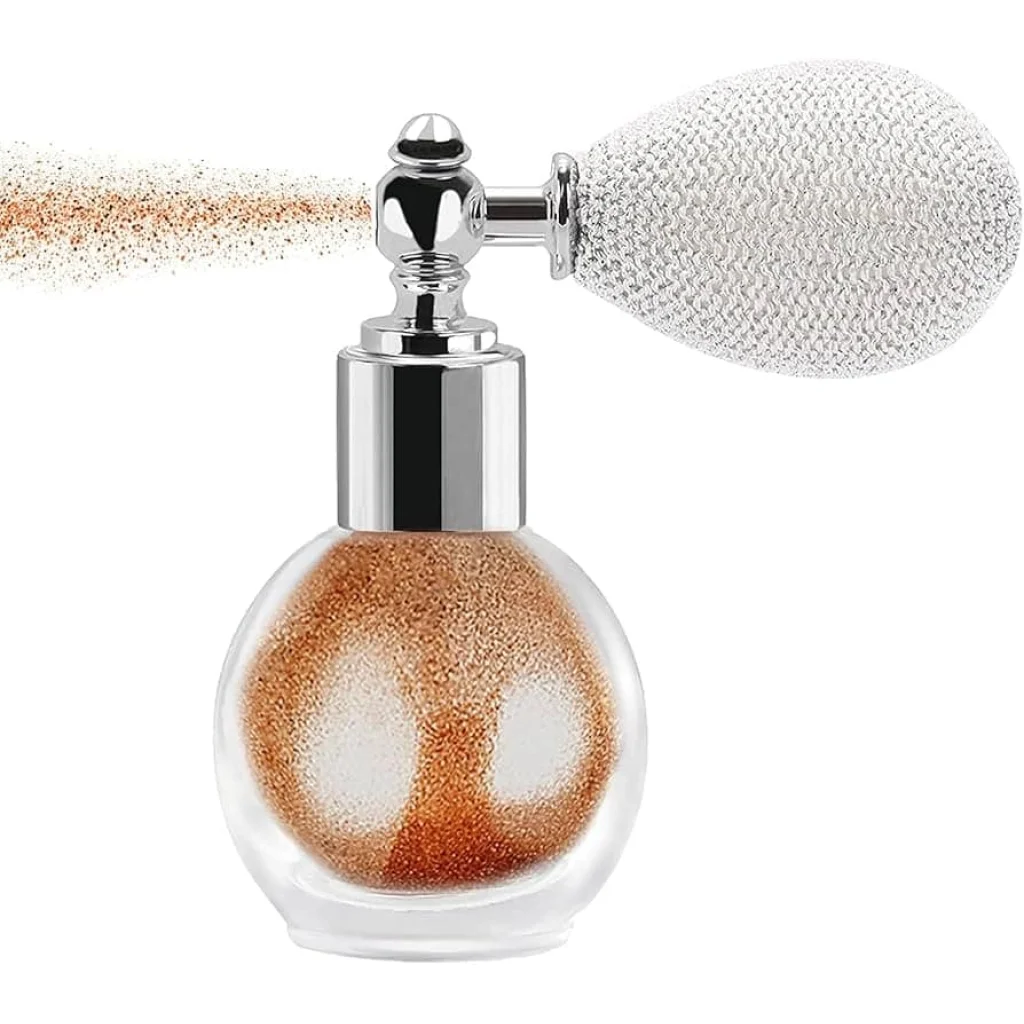 Pudră iluminatoare cosmetică pentru față și corp, 1 bucată - imagine 2