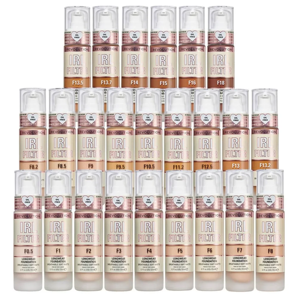 Revolution Beauty – IRL Filter Longwear Foundation F14, 35 ml - imagine 4