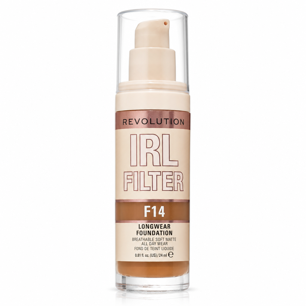 Revolution Beauty – IRL Filter Longwear Foundation F14, 35 ml - imagine 3