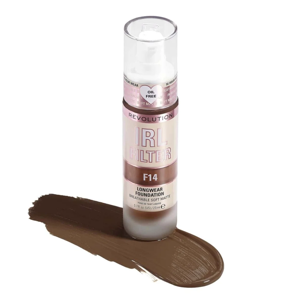 Revolution Beauty – IRL Filter Longwear Foundation F14, 35 ml