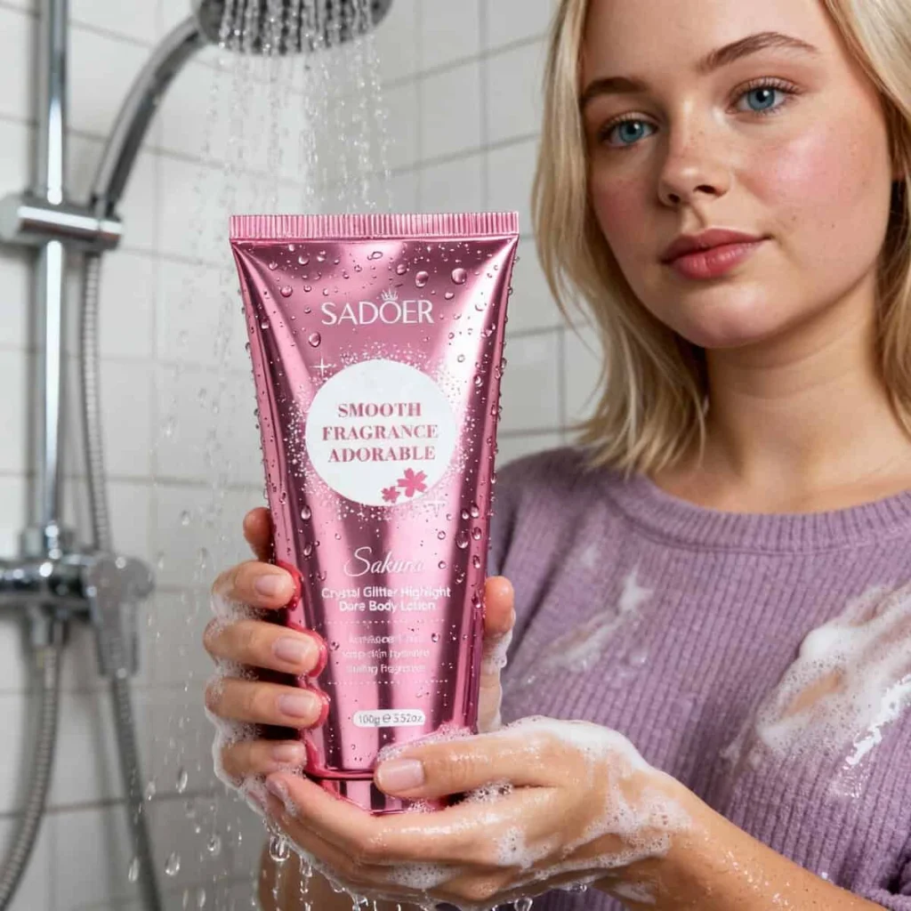 Sadoer Sakura body lotion, 100g - imagine 3