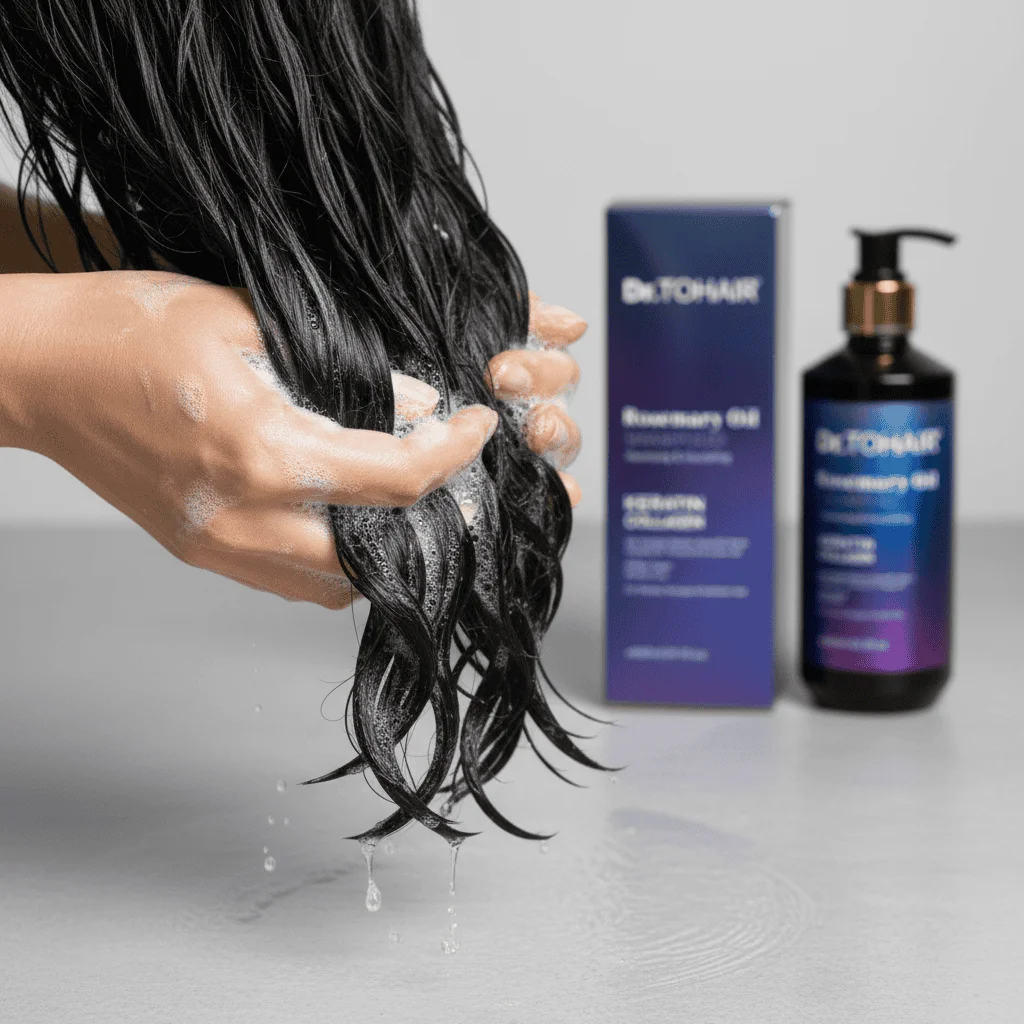 Șampon Profesional cu Rozmarin pentru Îngrijirea Părului, 850 ml - imagine 3