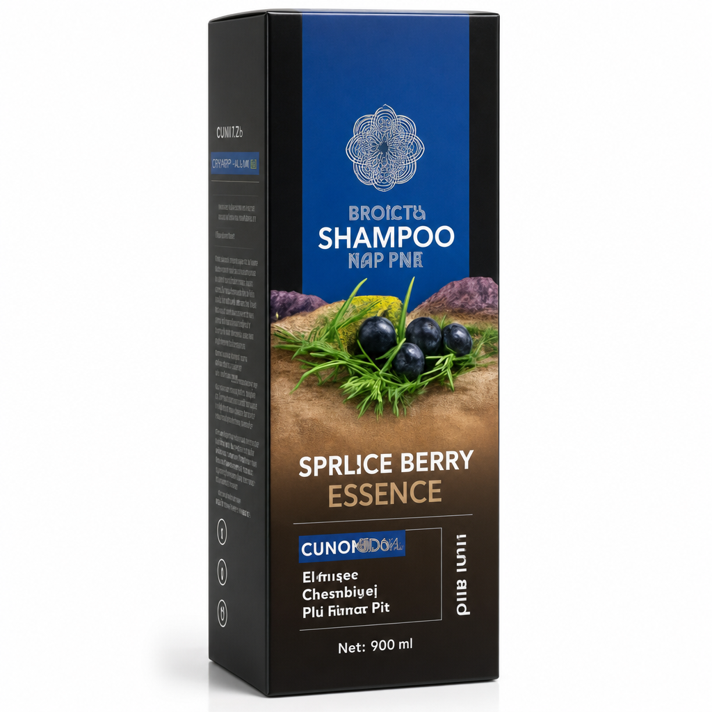Șampon Refreshing cu Spruce Berry pentru Toate Tipurile de Păr, 900 ml